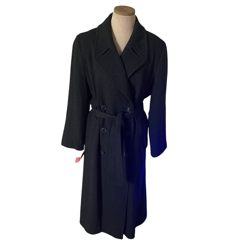NWT Kristen Blake Wool Coat Elegant Wrap-Style Women Size 6